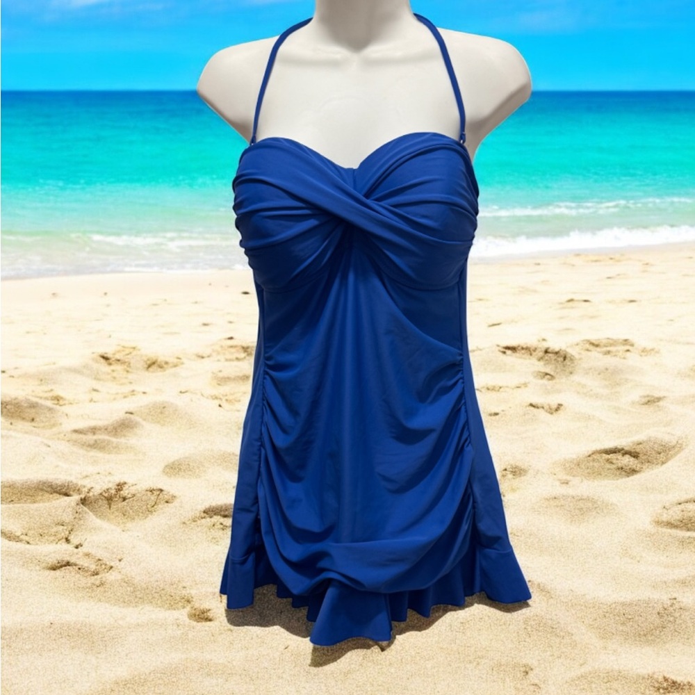 Kenneth Cole Blue Swimsuit size 10